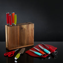 Load image into Gallery viewer, Fiesta® 12 piece Cutlery Set with Knife Block - Solid Colors
