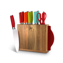 Load image into Gallery viewer, Fiesta® 12 piece Cutlery Set with Knife Block - Solid Colors
