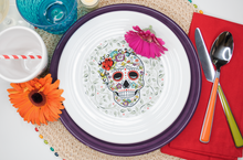 Load image into Gallery viewer, Chop Plate SKULL AND VINE Sugar
